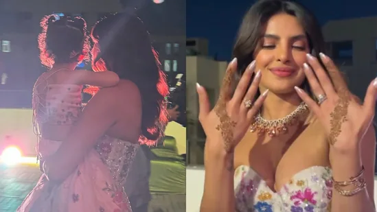 Priyanka Chopra dances to Mujhse Shaadi Karogi, twins with Malti at brother Siddharth’s mehendi in new pics & videos
